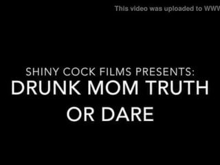 Drunk Mom's Truth or Dare Part 1 Starring Jane Cane and Wade Cane from Shiny phallus videos