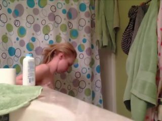 Il mio giovanissima pupa presa un eccezionale showerwer