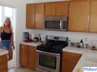 PHILAVISE-The new and curious step mom whips out a nice cock