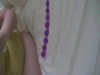 Amatir mom aku wis dhemen jancok dp with silit beads & dildo to orgasme